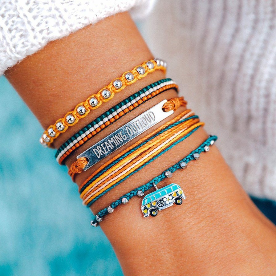 Jewelry * | Deals Pura Vida Bracelets Trending On Tiktok Dreaming Outloud Ii Pack