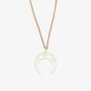 Jewelry * | Promo Pura Vida Bracelets Pearl Crescent Moon Necklace