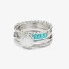 Jewelry * | Deals Pura Vida Bracelets Shell Ring Stack Best Sellers