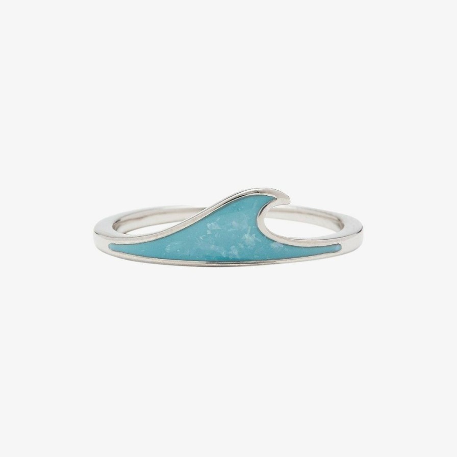 Jewelry * | Coupon Pura Vida Bracelets Wave Stacking Ring Best Sellers