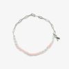 Jewelry * | Flash Sale Charity Boarding 4 Breast Cancer Half N Half Bracelet