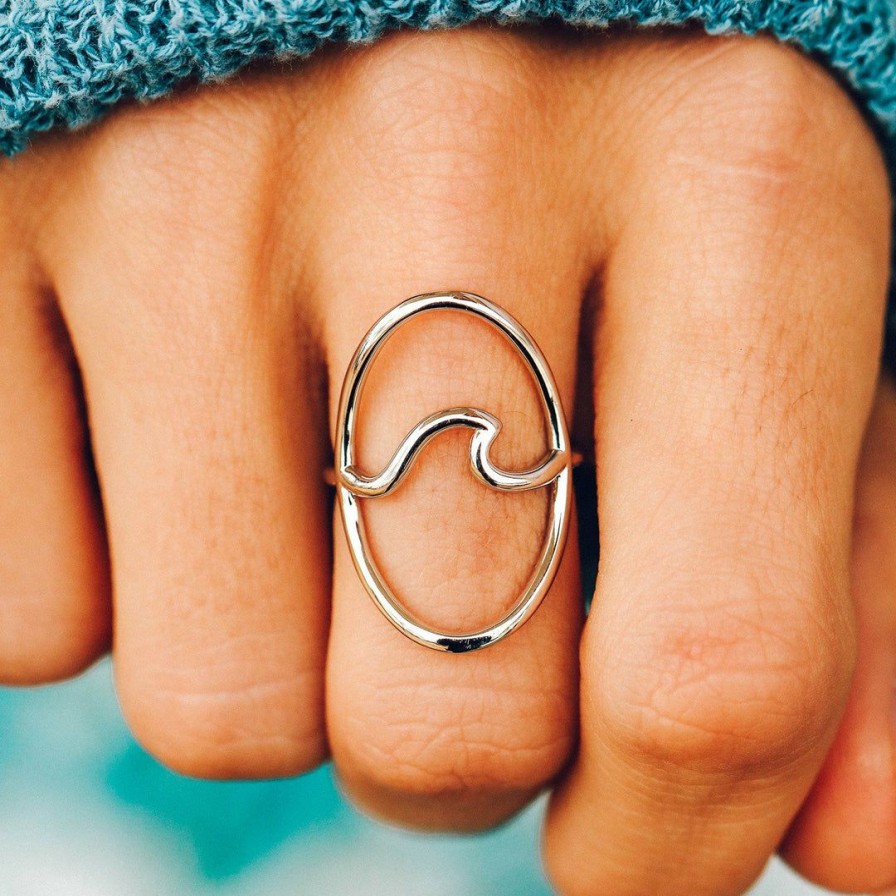 Jewelry * | Buy Spring 2021 Statement Wave Ring