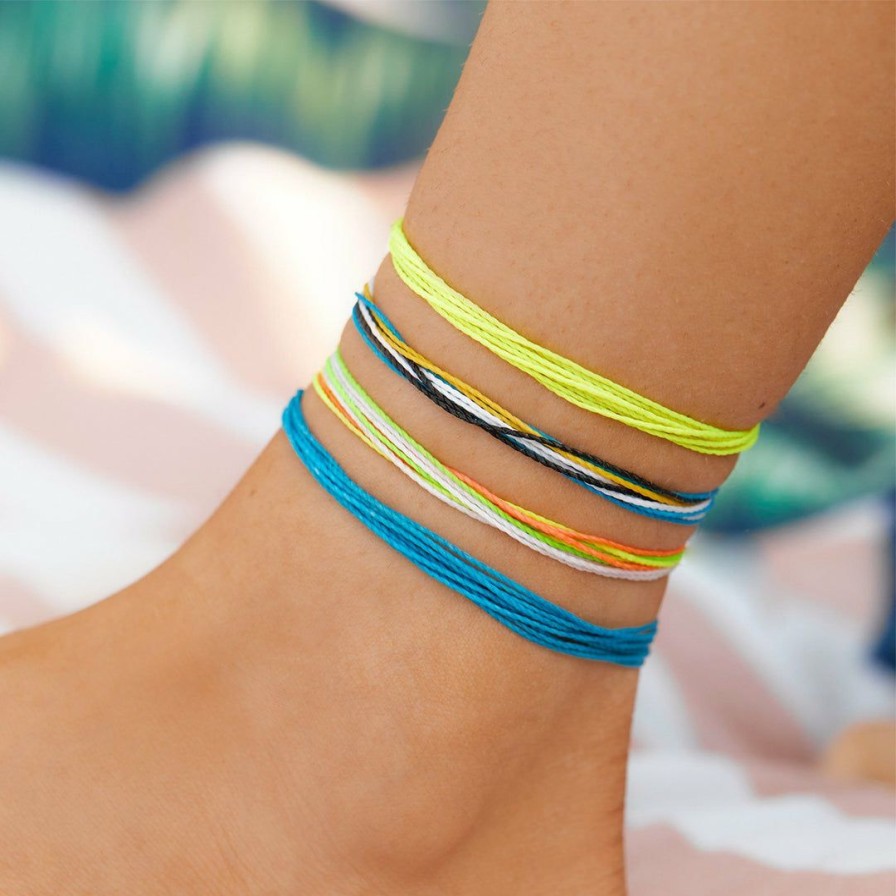 Jewelry * | Hot Sale Pura Vida Bracelets Summer Fridays Anklet