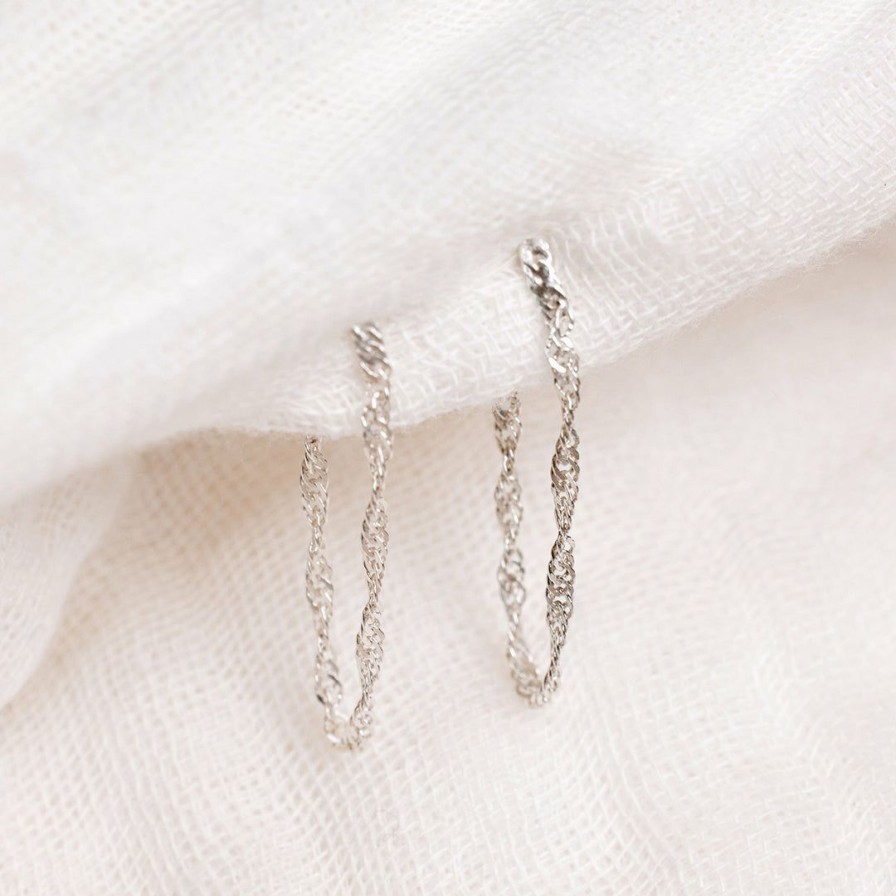 Jewelry * | Promo Demi Fine Chain Wrap Earrings