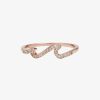 Jewelry * | Cheap Pura Vida Bracelets Best Sellers Pave Wave Ring Rose Gold