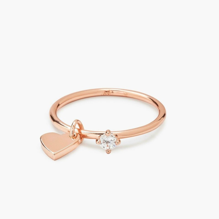 Jewelry * | Discount Pura Vida Bracelets Trending On Tiktok Engravable Heart Ring