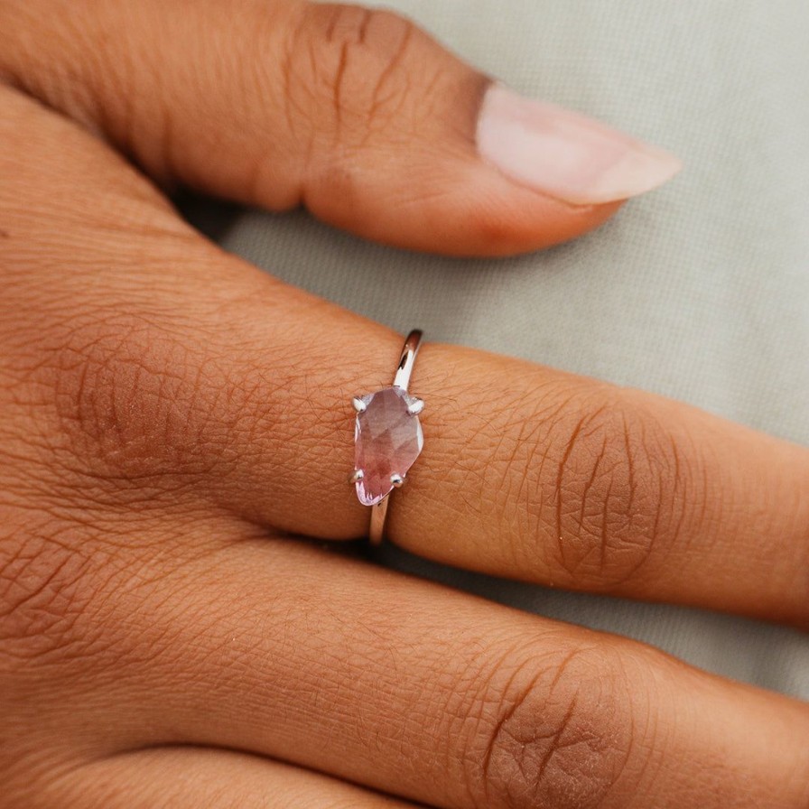 Jewelry * | Cheapest Pura Vida Bracelets Rainbow Quartz Ring