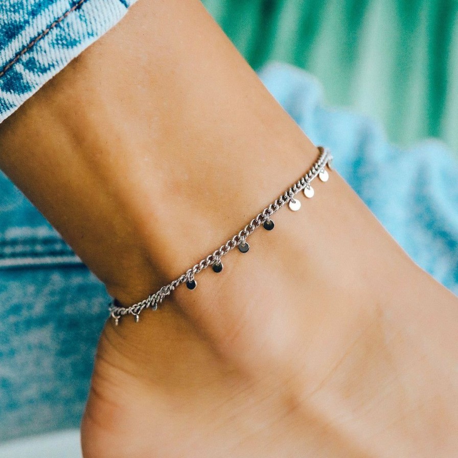 Jewelry * | Best Sale Spring 2021 Best Sellers Mini Coin Anklet