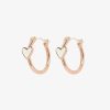 Jewelry * | Best Reviews Of Spring 2020 Best Sellers Petite Heart Hoop Earrings