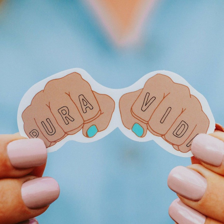 Accessories * | Top 10 Spring 2020 Pv Knucks Sticker Best Sellers