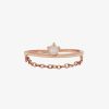 Jewelry * | Best Reviews Of Spring 2021 Stone Chain Ring Best Sellers