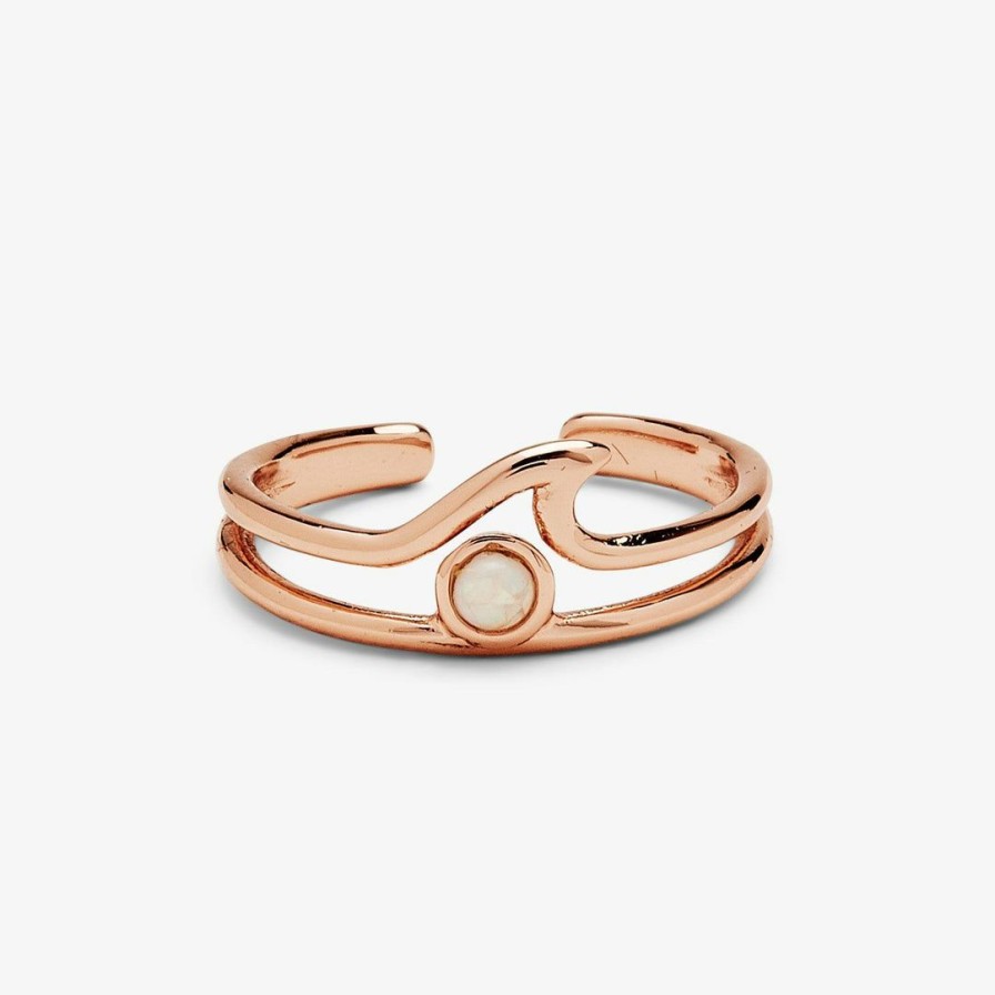 Jewelry * | New Pura Vida Bracelets Opal Wave Toe Ring