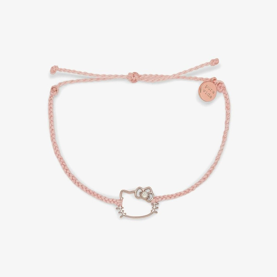 Jewelry * | Promo Sanrio Best Sellers Hello Kitty Delicate Opal Charm Bracelet