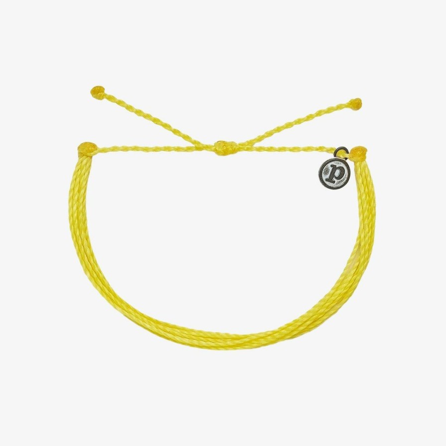 Jewelry * | Hot Sale Pura Vida Bracelets Trending On Tiktok Happy Yellow