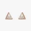 Jewelry * | Best Reviews Of Fall 2019 Best Sellers Gemstone Triangle Stud Earrings