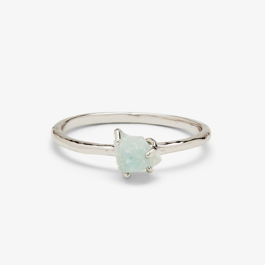 Jewelry * | Top 10 Pura Vida Bracelets Raw Gemstone Ring Best Sellers