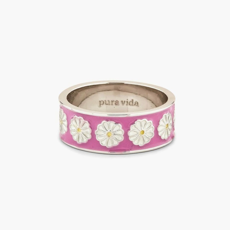 Jewelry * | Budget Pura Vida Bracelets Dreamy Daisy Ring Best Sellers