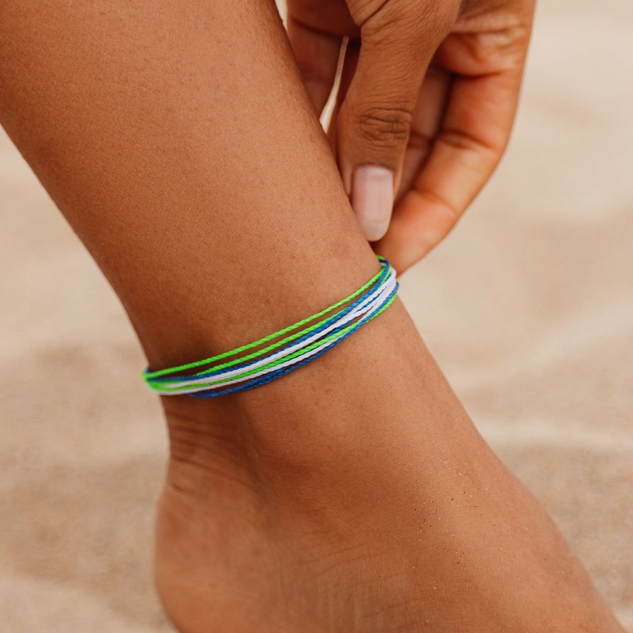 Jewelry * | Brand New Pura Vida Bracelets Glow With The Flow Anklet