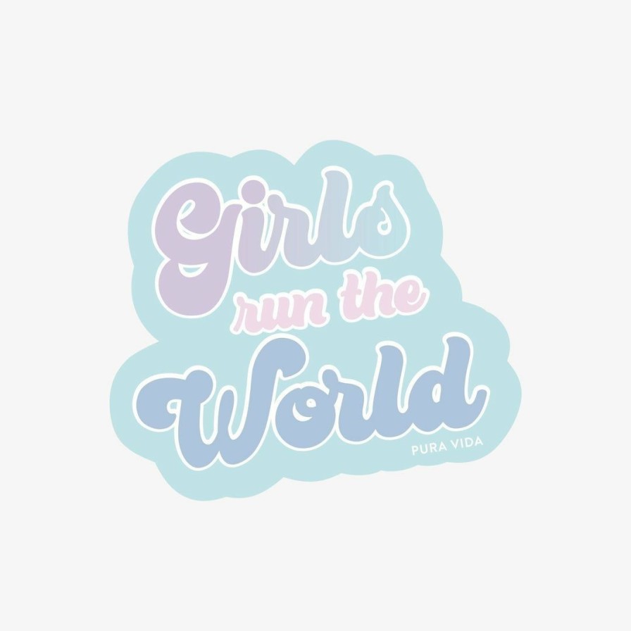 Accessories * | Flash Sale Spring 2021 Girls Run The World Sticker Best Sellers