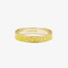 Jewelry * | Coupon Spring 2021 Best Sellers Golden Enamel Word Ring