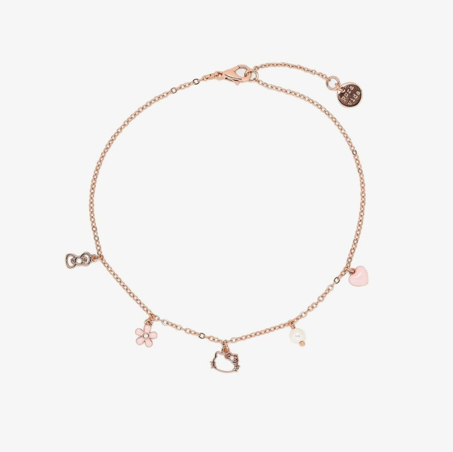 Jewelry * | Top 10 Sanrio Hello Kitty Charms Chain Anklet