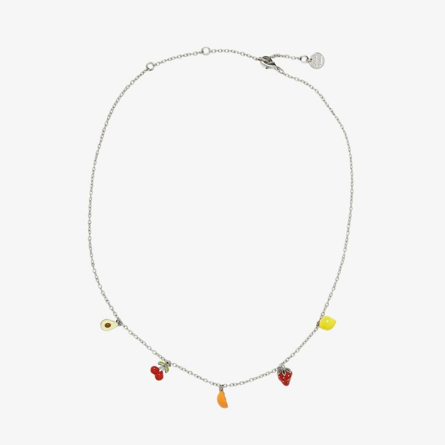 Jewelry * | Promo Spring 2021 Best Sellers Fruit Charms Choker