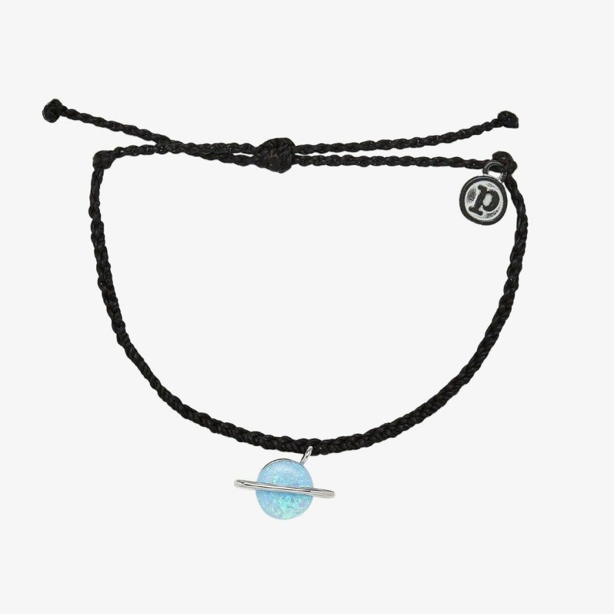 Jewelry * | New Pura Vida Bracelets Opal Saturn Charm Best Sellers