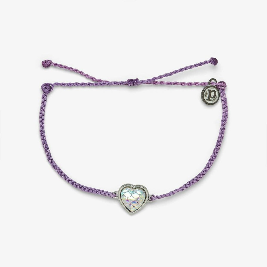 Jewelry * | Top 10 Pura Vida Bracelets Mermaid Heart Charm Bracelet Best Sellers