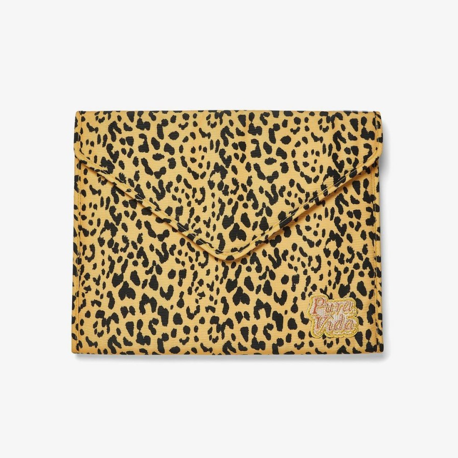 Accessories * | Discount Pura Vida Bracelets Leopard Laptop Case