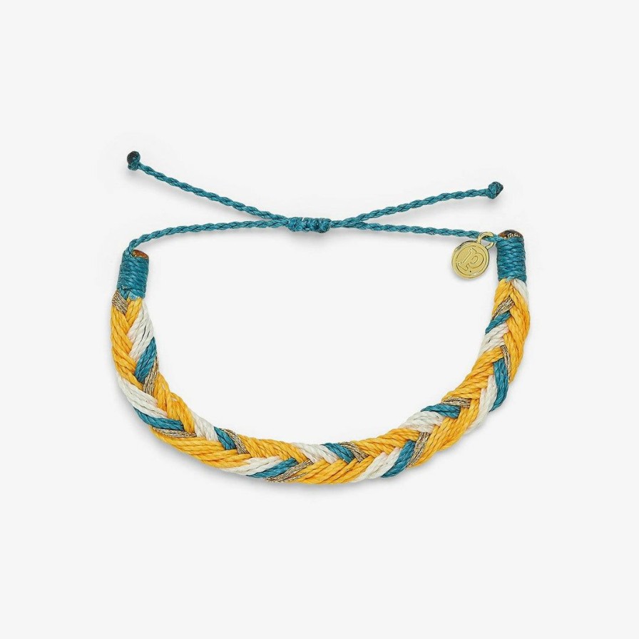 Jewelry * | Coupon Pura Vida Bracelets Fishtail Braid Bracelet