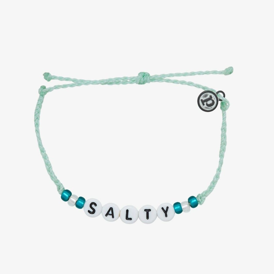 Jewelry * | New Pura Vida Bracelets Best Sellers Salty Alphabet Bead Bracelet