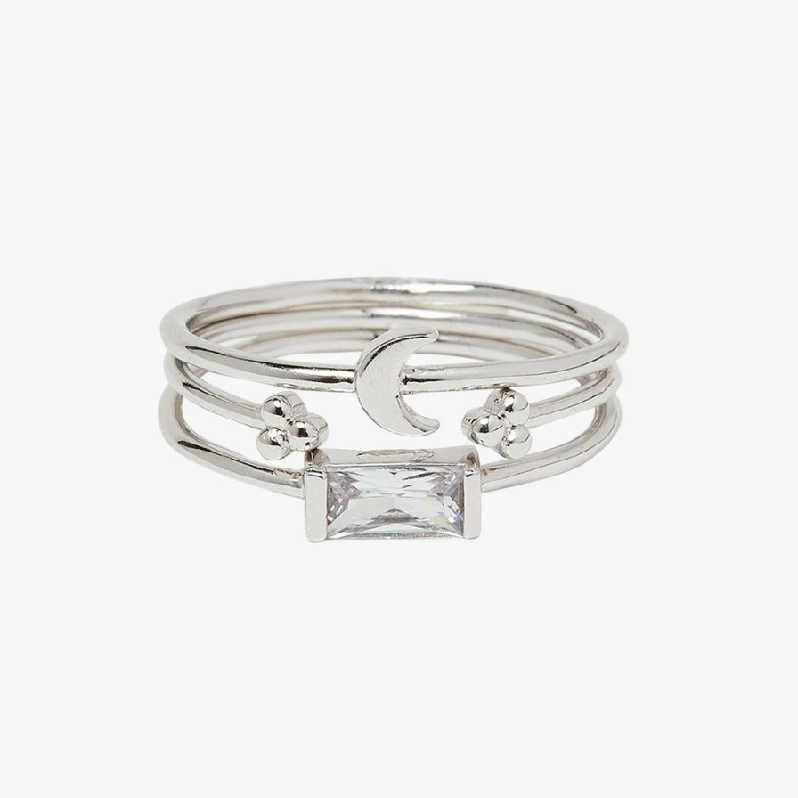 Jewelry * | Cheap Fall 2019 Celestial Ring Stack