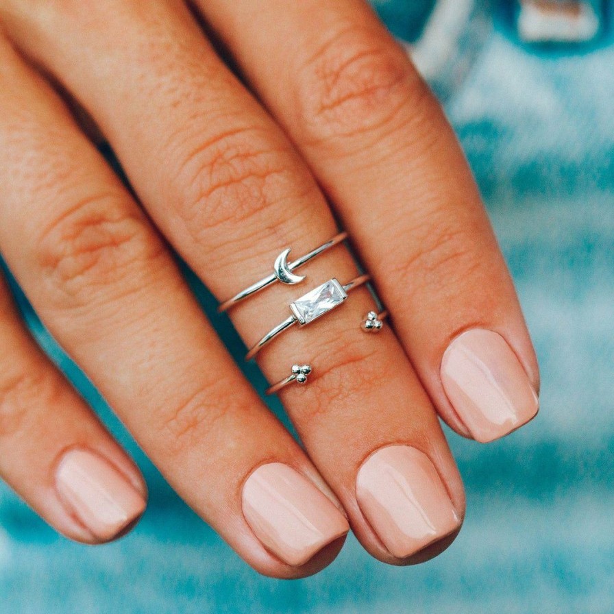 Jewelry * | Cheap Fall 2019 Celestial Ring Stack