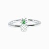 Jewelry * | Best Pirce Pura Vida Bracelets Jewelry Enamel Pineapple Ring