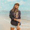 Clothing * | Budget Pura Vida Bracelets Tiger Face Hoodie Clothing