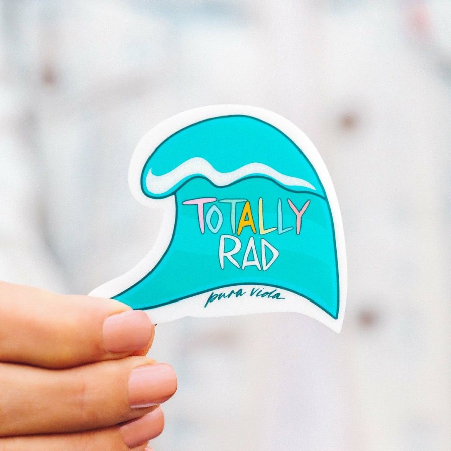 Accessories * | Wholesale Pura Vida Bracelets Totally Rad Sticker