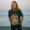 Clothing * | Cheap Pura Vida Bracelets Sunset Club Tee Best Sellers Vintage Black