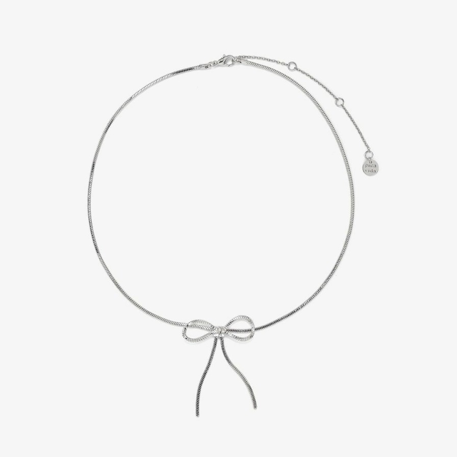 Jewelry * | Best Sale Pura Vida Bracelets Best Sellers Bow Choker