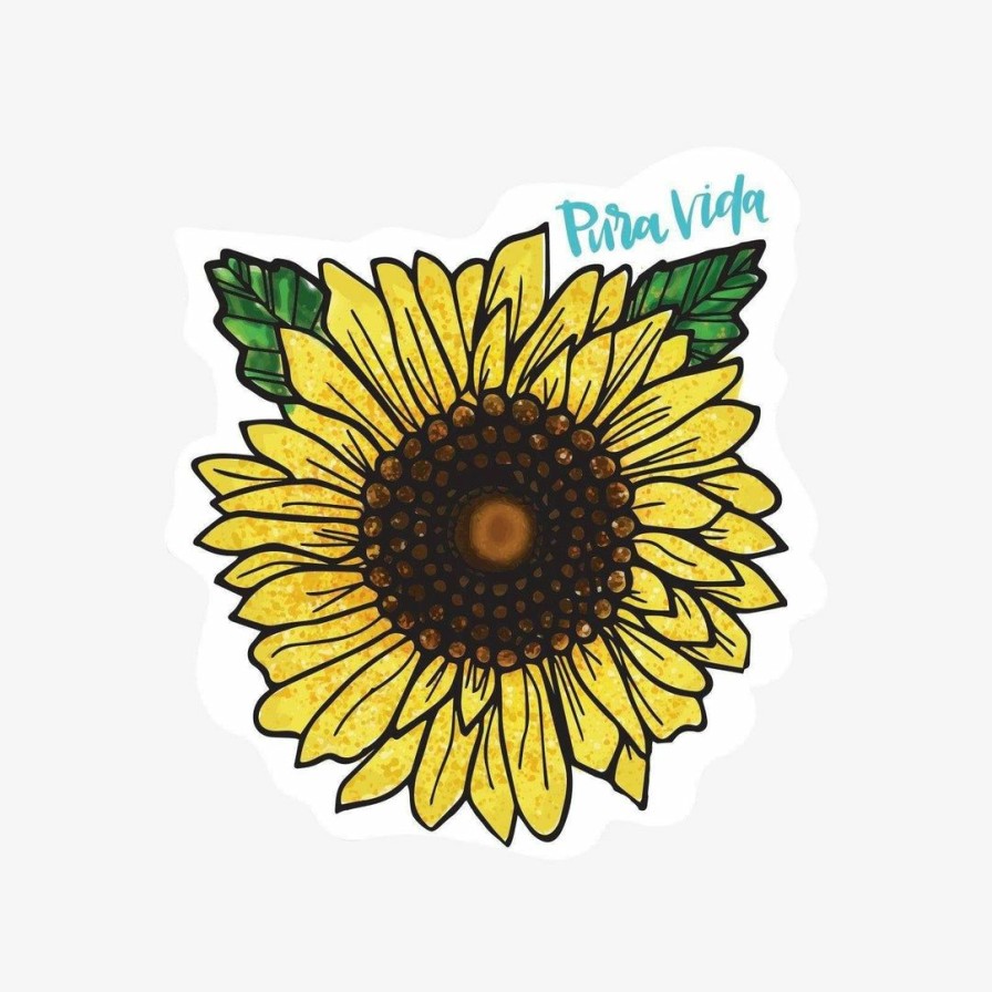 Accessories * | Best Sale Fall 2019 Accessories Sunflower Sticker