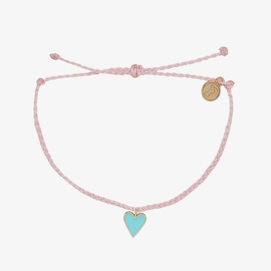 Jewelry * | Best Deal Pura Vida Bracelets Petite Heart Charm