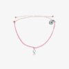 Jewelry * | Outlet Pura Vida Bracelets Best Sellers Breast Cancer Awareness Charm