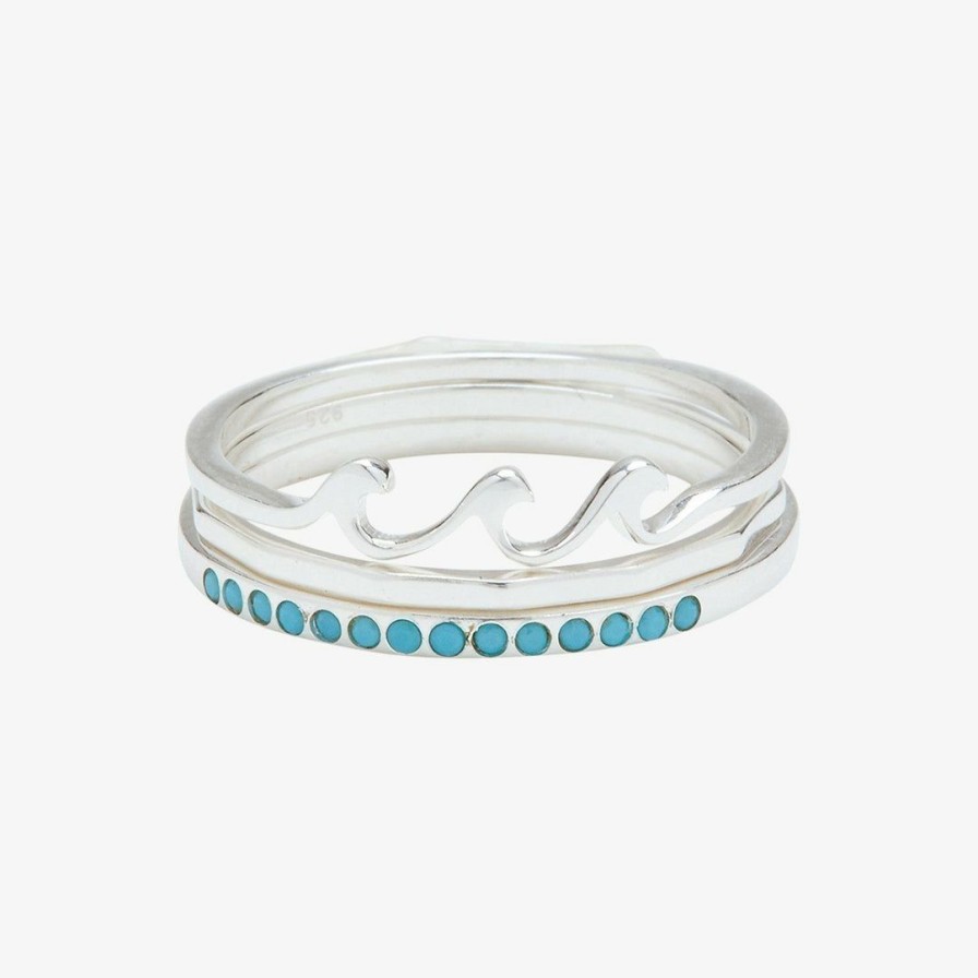 Jewelry * | Best Reviews Of Pura Vida Bracelets Wave Stack Set Best Sellers