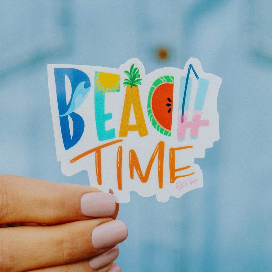 Accessories * | Cheap Spring 2020 Beach Time Sticker