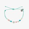 Jewelry * | Top 10 Pura Vida Bracelets Happy Face Beaded Bracelet Trending On Tiktok