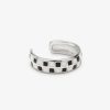 Jewelry * | Best Sale Pura Vida Bracelets Checkerboard Ear Cuff Trending On Tiktok