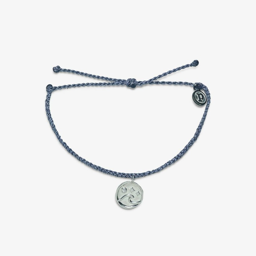 Jewelry * | Buy Pura Vida Bracelets Crystal Wave Coin Bracelet Best Sellers