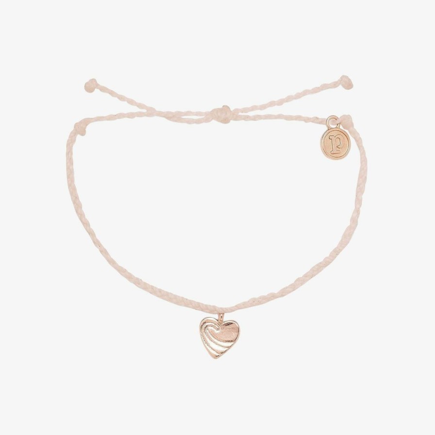 Jewelry * | Top 10 Pura Vida Bracelets Best Sellers Surf Love Charm