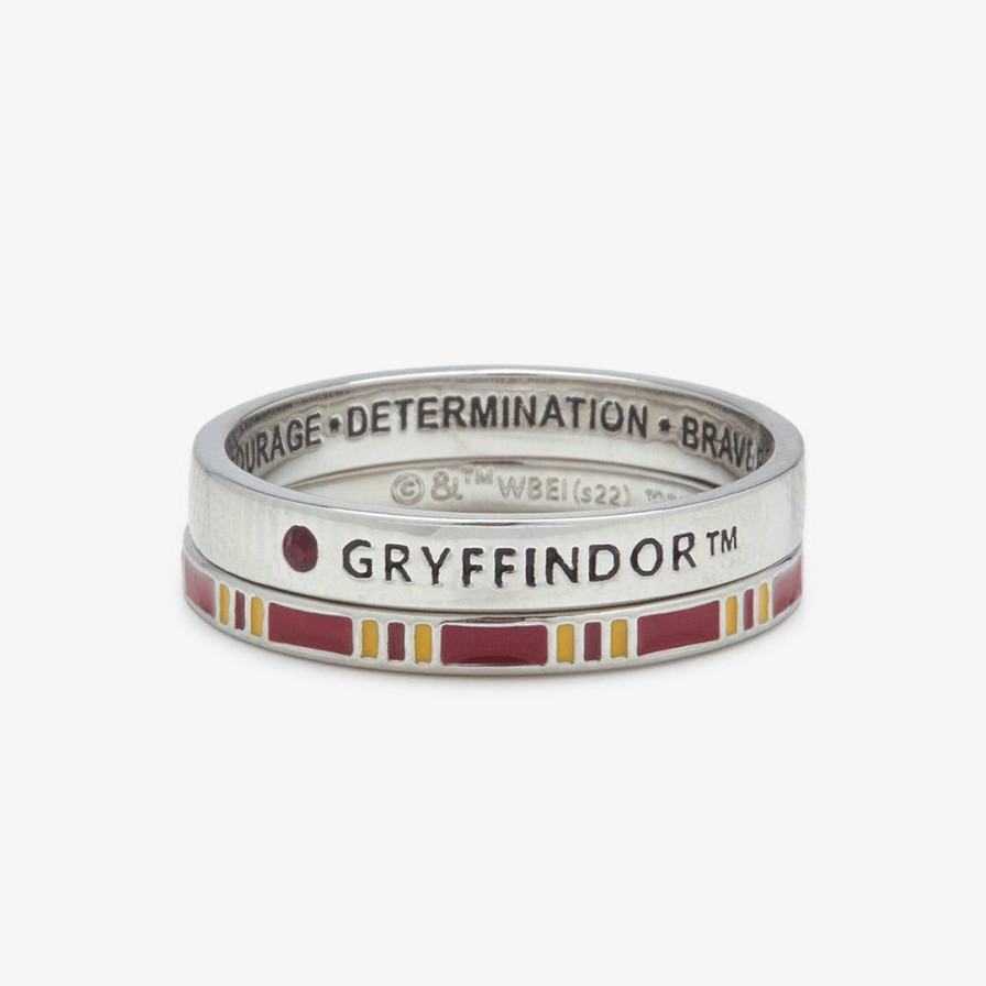 Jewelry * | Promo Harry Potter Gryffindor House Ring Stack Best Sellers