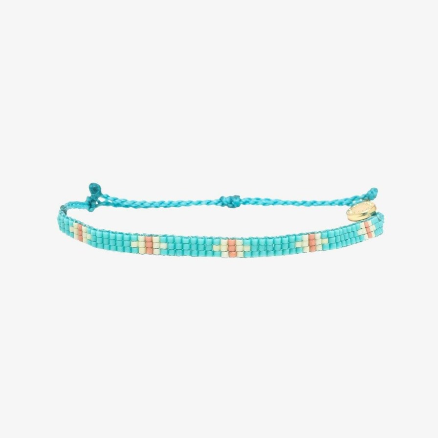 Jewelry * | Best Deal Pura Vida Bracelets Jewelry Flat Bead Bracelet