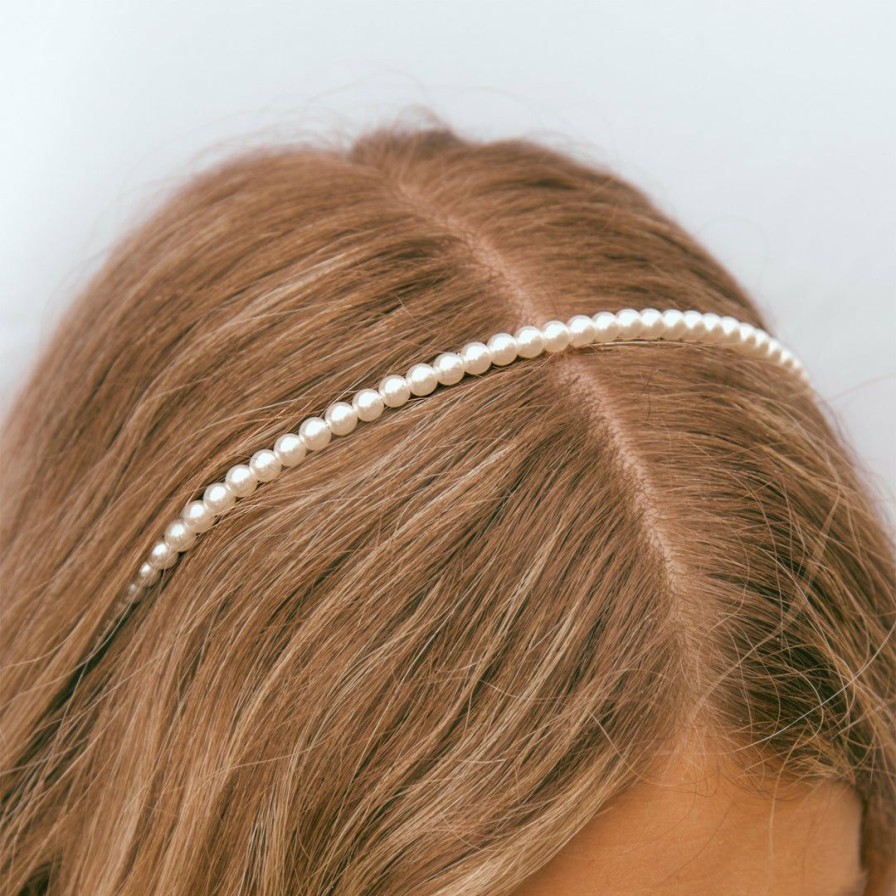 Accessories * | Flash Sale Pura Vida Bracelets Pearl Headband Best Sellers